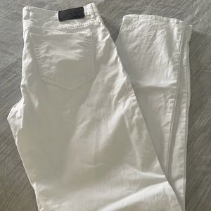 Michael Kors Parker slim fit white jeans